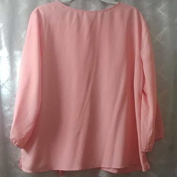 Coral Ruffle Dress Top - Picture 6 of 8